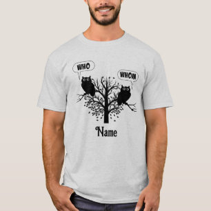 Wie wie Wise Grammar Eigenls Gepersonaliseerd T-shirt