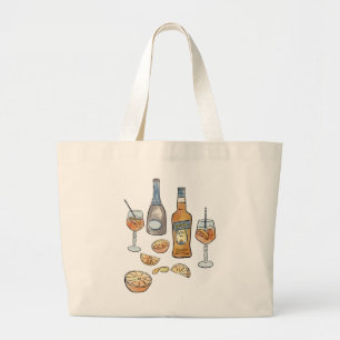 Wie wil een aperol spritz tassen tas