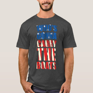 Wie zal de boten militaire motivation Fi dragen T-shirt