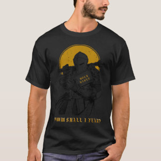 Wie Zal Ik Vrezen Christelijke Krijger Bijbel T-shirt