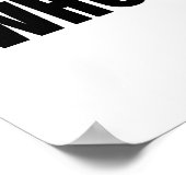 Wie zei dat ik normaal was? (Bell Curve Humor) Poster (Hoek)