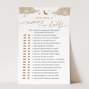 Wie zei het mama of papa Baby Game Twinkle Star