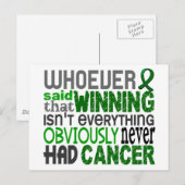 Wie zei leverkanker briefkaart (Voorkant / Achterkant)