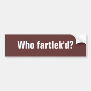 Wie zou dat doen? - Gepersonaliseerd Bumpersticker