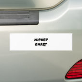 Wied Smart Bumpersticker (Op auto)