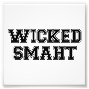 Wied Smart (Smaht) College Boston Foto Afdruk