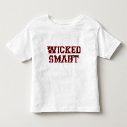Wied Smart (Smaht) College Boston Kinder Shirts (Voorkant)