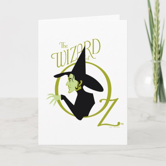 Wied Witch™ The Wizard of Oz™ Logo Kaart (Voorkant)