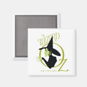 Wied Witch™ The Wizard of Oz™ Logo Magneet (Voorkant / Achterkant)