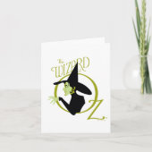 Wied Witch™ The Wizard of Oz™ Logo Notitiekaartje (Voorkant)