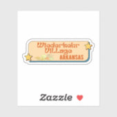 Wiederkehr Village, Arkansas Sticker (Feuille)