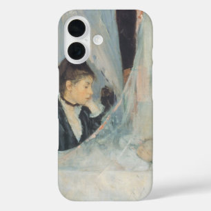 Wieg door Berthe Morisot, Vintage Impressionisme iPhone 16 Hoesje