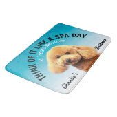 Wieg Gepersonaliseerd Hondenliefhebber Bath Mat (Gekanteld)