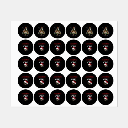 Wieg kerstboom met vlieglicht labels (Vel)