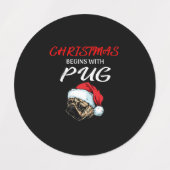 Wieg kerstboom met vlieglicht labels (Design 2)