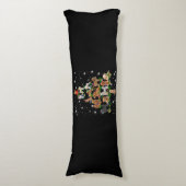 Wieg kerstboom met vlieglicht lichaamskussen (Voorkant Verticaal)