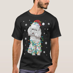 Wieg met kerstlampje t-shirt