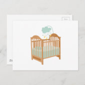 Wieg met Sky Mobile Briefkaart (Voorkant / Achterkant)