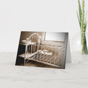  Wiegjes Wenskaart, leeg van binnen Kaart