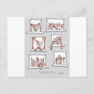 wiegy match day reds briefkaart