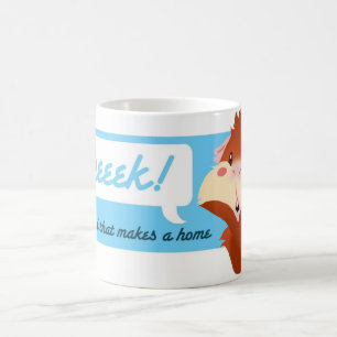 "Wiek!" Mok van cavia's