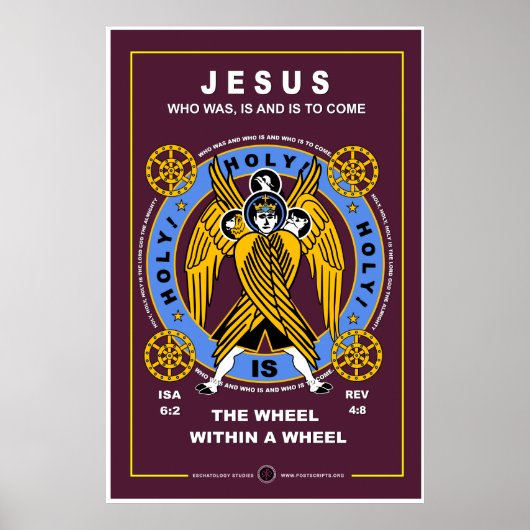 Wiel binnen Wiel Cherubim Poster (Voorkant)