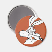 Wiel E. Coyote look sneaky Magneet (Voorkant / Achterkant)