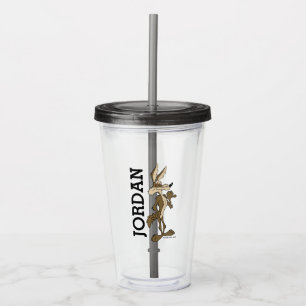 WIEL E. COYOTE™-weergaveplatform Acryl Drinkbeker