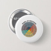 Wiel Emotie Grafiek Geestelijke Gezondheid Therapi Ronde Button 5,7 Cm (Voorkant /achterkant)