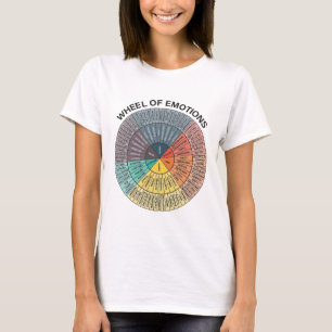 Wiel Emotie Grafiek Geestelijke Gezondheid Therapi T-shirt