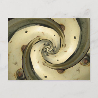 wiel met drustereffect briefkaart