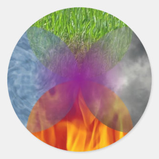 Wiel van Being - Vergroot Ronde Sticker