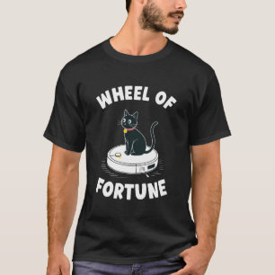Wiel van de Fortune Robotstofzuiger Funny Cat 6 T-shirt