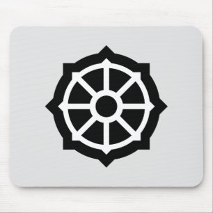 Wiel van Dharma (Boeddhisme, hindoes) Muismat