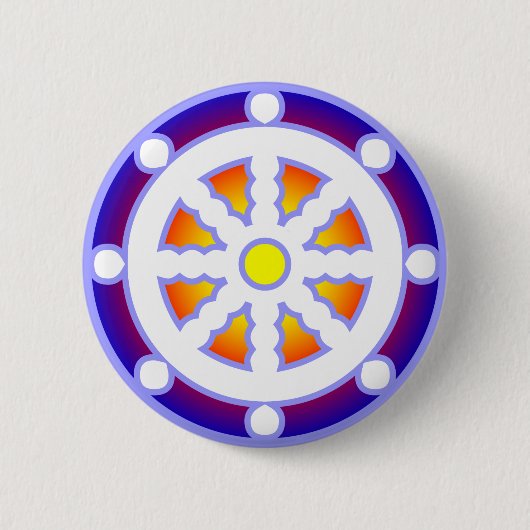 Wiel van Dharma Ronde Button 5,7 Cm (Voorkant)
