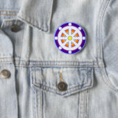 Wiel van Dharma Ronde Button 5,7 Cm (In situ)