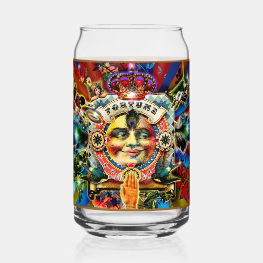 Wiel van Fortune Drinkware Set Blikvorm Glas (Achterkant)