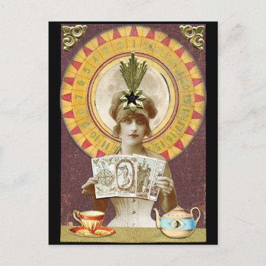 Wiel van Fortune Oracle Briefkaart (Voorkant)