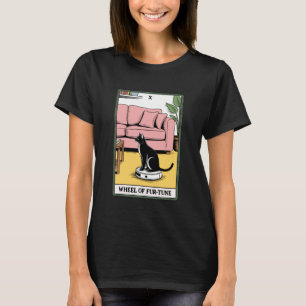 Wiel van Fur-Tune Robotstofzuiger Funny Tarot T-shirt