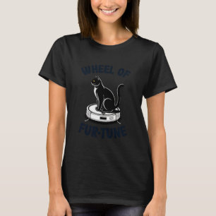 Wiel van Fur-Tune Robotstofzuiger Grappige Kat 8 T-shirt