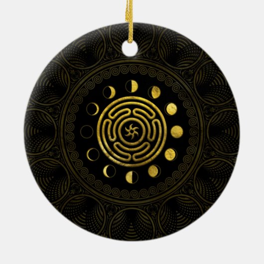 Wiel van Hecate en Moons Keramisch Ornament (Achterkant)