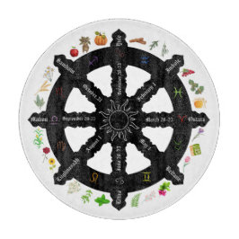 Wiel van het Jaar Glas Snijplank 12"