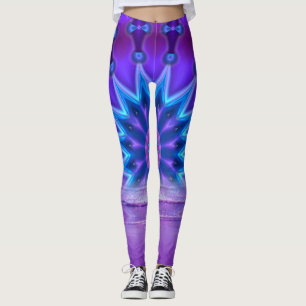 Wiel van het Leven - paars + jouw bericht Leggings