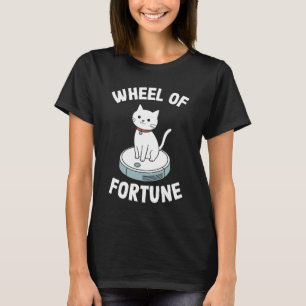 Wiel van het lot Robotstofzuiger Funny Cat 4 T-shirt