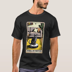 Wiel van het lot robotstofzuiger Funny Tarot T-shirt