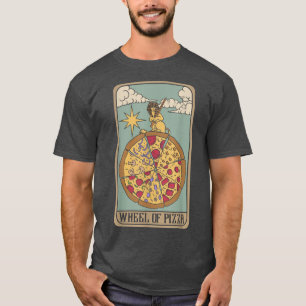 Wiel van Pizza Tarot Card Egyptian God Pizza Food T-shirt