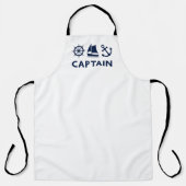Wiel Zeilboot Anker Captain Dark Blue Schort (Voorkant)