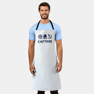 Wiel Zeilboot Anker Captain Dark Blue Schort