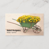  wielbarrog Gele ventilator QR-code Visitekaartje (Voorkant)