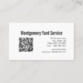  wielbarrog Gele ventilator QR-code Visitekaartje (Achterkant)